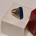 Mooie ring uit Mexico met steen (blauw) zilver., Sieraden, Tassen en Uiterlijk, Ringen, Ophalen of Verzenden, Zo goed als nieuw