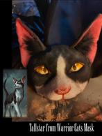 Therian cat mask - Tallstar Warrior Cats, Hobby en Vrije tijd, Ophalen of Verzenden, Nieuw, Accessoires