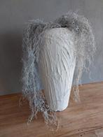 Hoge witte vaas 62cm, Huis en Inrichting, Ophalen, 50 tot 75 cm, Wit, Aardewerk of Porselein