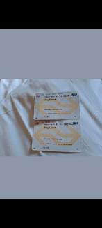 2 stuks dagkaart , 1e klaas , 1 stuk voor 40 euro, Tickets en Kaartjes, Twee personen