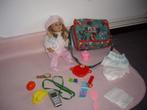 baby chou chou met verzorgingstas met acc, Ophalen of Verzenden, Zo goed als nieuw, Babypop