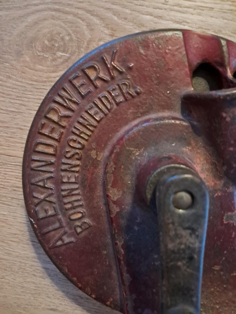 Oude Alexanderwerk Bonensnijder No. 1077, Ophalen of Verzenden