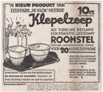 Reclame 1936 Zeepfabriek De Klok Heerde - Zeep Klepelzeep, Overige typen, Gebruikt, Ophalen of Verzenden
