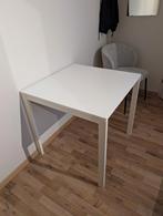 Wit vierkant tafeltje ikea, Huis en Inrichting, Tafels | Eettafels, Ophalen, 50 tot 100 cm, Vierkant, Tot twee personen