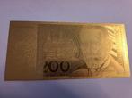 DUITSLAND 200 MARK GOUDFOLIE BILJET, Postzegels en Munten, Bankbiljetten | Europa | Eurobiljetten, Los biljet, Duitsland, 200 euro