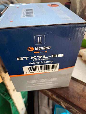 Tecnium BTX7L-BS Motoraccu 12V 6Ah Nieuw in Doos beschikbaar voor biedingen
