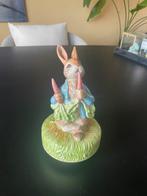 Puntgave muziekdoos Peter Rabbit 1977, Ophalen of Verzenden, Nieuw, Kop en/of schotel