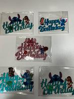 Stitch glitter taart toppers taart versiering Lilo en Stitch, Nieuw, Versiering, Taarten, Verzenden