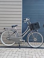 Cortina U4 damesfiets/transportfiets 28 inch zilverkleurig, Gebruikt, Dubbele standaard, 50 tot 53 cm, Ophalen