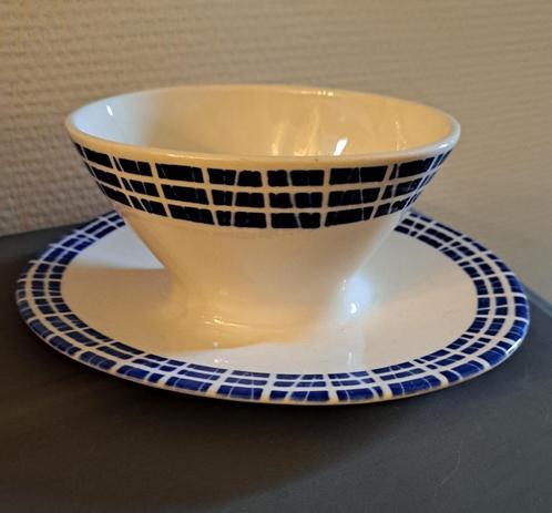 Vintage sauskom van eetservies Boch Vedette, Antiek en Kunst, Antiek | Servies los, Ophalen of Verzenden