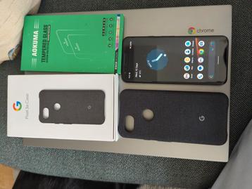 Google Pixel 3a netjes met originele Google case beschikbaar voor biedingen