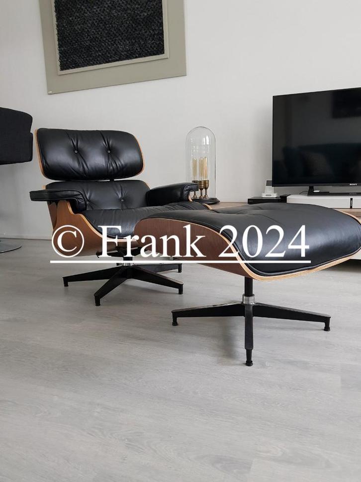 Lounge chair en Ottoman hocker nieuwstaat, zgan!, Huis en Inrichting, Fauteuils, Zo goed als nieuw, Ophalen of Verzenden