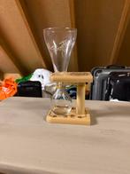 Kwak bierglas met houten houder, Antiek en Kunst, Curiosa en Brocante, Ophalen of Verzenden