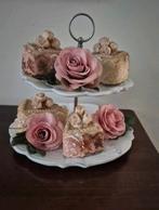 Clayre&Eef etagere met decoratie, Ophalen of Verzenden, Zo goed als nieuw