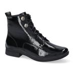 Zgan Mephisto Stacie maat 37,5 zwart lak leer, Ophalen, Zwart, Lage of Enkellaarzen, Zo goed als nieuw