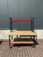 Werkbank / Werktafel / Inpaktafel - Hoog model, Ophalen, Zo goed als nieuw, 120 tot 170 cm, Inklapbaar