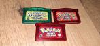 Pokémon Game Boy Advance - LeafGreen, FireRed, Ruby - rpro, Gebruikt, 1 speler, Ophalen of Verzenden, Role Playing Game (Rpg)
