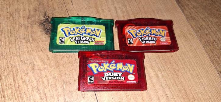 Pokémon Game Boy Advance - LeafGreen, FireRed, Ruby - rpro, Spelcomputers en Games, Games | Nintendo Game Boy, Gebruikt, Role Playing Game (Rpg)