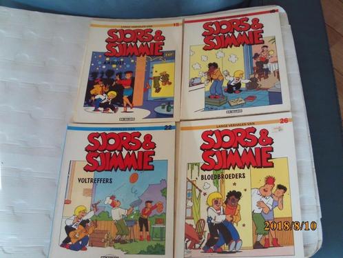 8 stripboeken sjors & sjimmie, Boeken, Stripboeken, Gelezen, Meerdere stripboeken, Ophalen of Verzenden