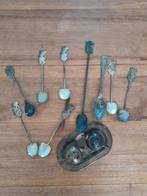 Lotje zilver peper zout setje lepels, Antiek en Kunst, Antiek | Goud en Zilver, Ophalen of Verzenden, Zilver