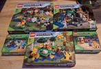 Lego Minecraft Sets - Compleet met Doos en Boekjes!, Ophalen of Verzenden, Zo goed als nieuw, Overige merken
