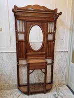 Antieke Houten Wandkapstok Jaren '20/'30, Gebruikt, Minder dan 100 cm, Hout, Ophalen