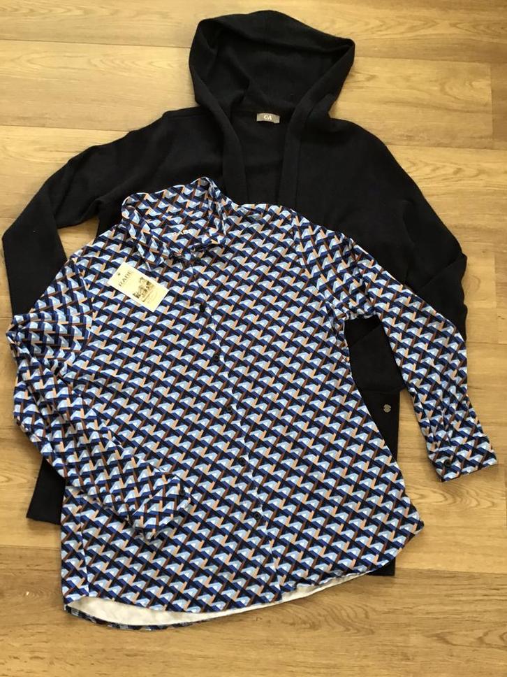RABE!Lúxe Blouse 44&Sportief Blauw Vest.Stijlvol! Sámen:, Kleding | Dames, Dames-kledingpakketten, Zo goed als nieuw, Ophalen of Verzenden