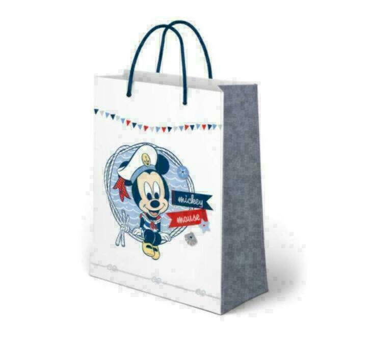Mickey Mouse Geschenktas / Giftbag L - Disney, Hobby en Vrije tijd, Feestartikelen, Nieuw, Overige typen, Verjaardag, Ophalen of Verzenden