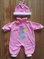 Roze onesie en mutsje voor pop, Ophalen of Verzenden, Zo goed als nieuw, Babypop