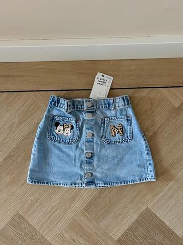 *NIEUW!* Denim skirt, spijkerrokje, Minnie Mouse, H&M, 116 beschikbaar voor biedingen