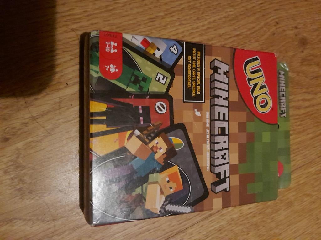 Uno minecraft, Ophalen of Verzenden, Gebruikt