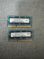 GEZOCHT; 2x 4GB PC3 8500S - 7 - 10 - F1 RAM geheugenkaarten, Ophalen, DDR3, Zo goed als nieuw, Laptop