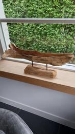 Houten ornament op voet - zo goed als nieuw, Ophalen of Verzenden, Zo goed als nieuw