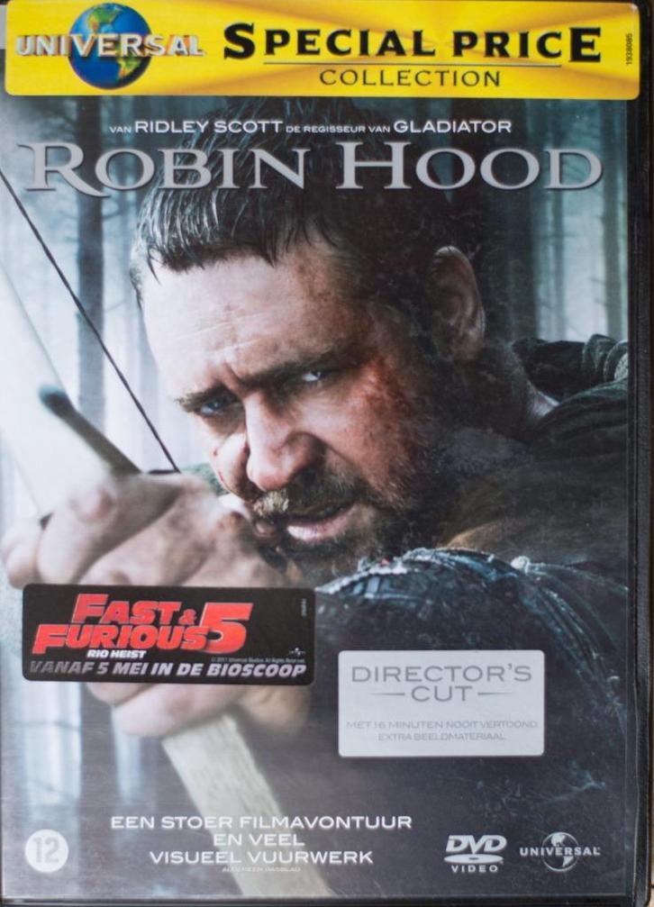 dvd robin hood, Cd's en Dvd's, Dvd's | Actie, Actie, Alle leeftijden, Ophalen of Verzenden