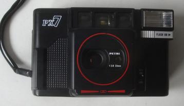 Petri PX-7 analoog fototoestel met 1:3.8 33 mm lens, met ori beschikbaar voor biedingen