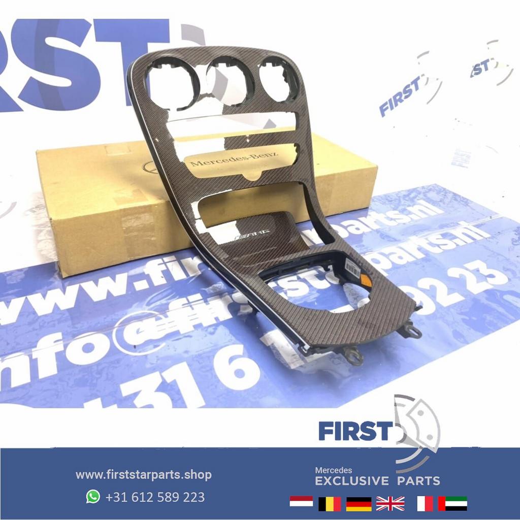 W205 Edition 1 C63 AMG middenconsole Carbon paneel C Klasse, Auto-onderdelen, Dashboard en Schakelaars, Mercedes-Benz, Gebruikt