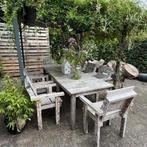 Acht houten tuinstoelen, Tuin en Terras, Ophalen of Verzenden, Gebruikt, Hout