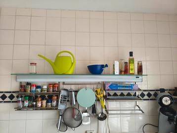 RVS rek met verlichting (merk Hafele) beschikbaar voor biedingen