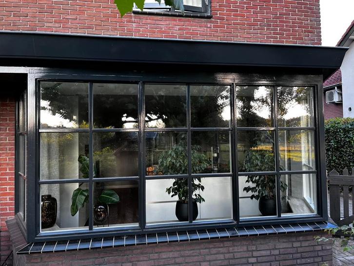 Screen SunCircle L 3.25 H1.80 en L 1.15 x  H 1.80m, Doe-het-zelf en Verbouw, Rolluiken, Gebruikt, Ophalen