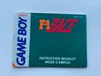 Nintendo Gameboy Manual F-1 Race, Gebruikt, 1 speler, Racen en Vliegen, Ophalen of Verzenden