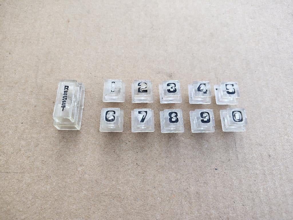 Druk Toetsen/ Set Rock- Ola (Div) jukebox, Verzamelen, Automaten | Jukeboxen, Gebruikt, Seeburg, 1950 tot 1960, Verzenden