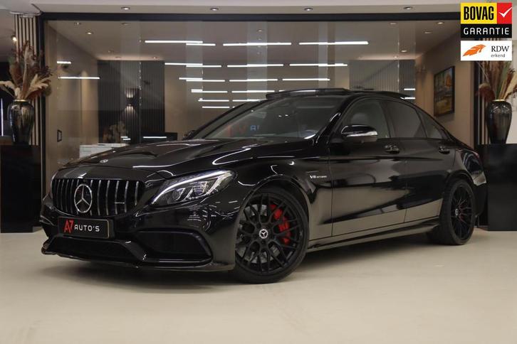 Mercedes-Benz C-klasse AMG 63 S 4MATIC PANO/360CAMERA/MEMORY, Auto's, Mercedes-Benz, Bedrijf, Te koop, C-Klasse, 360° camera, ABS