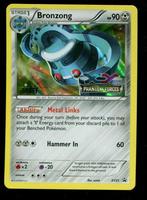 Pokemon xy phantom forces bronzong staff promo xy21, Hobby en Vrije tijd, Verzamelkaartspellen | Pokémon, Foil, Ophalen of Verzenden