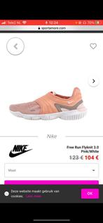Zgan Nike gympen, Free run gympen mt 38, Ophalen of Verzenden, Zo goed als nieuw, Sneakers of Gympen
