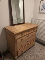 Commode/ladekast vintage antiek grenen, Kinderen en Baby's, Kinderkamer | Commodes en Kasten, Ophalen, Gebruikt, 50 tot 70 cm