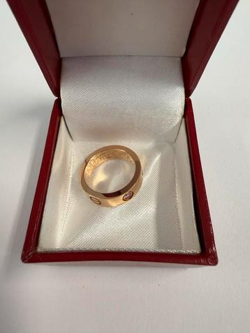 Cartier LOVE ring – 18 karaat roségoud beschikbaar voor biedingen