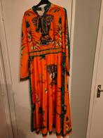 lange oranje jurk, Kleding | Dames, Nieuw, Oranje, Ophalen of Verzenden, Onder de knie