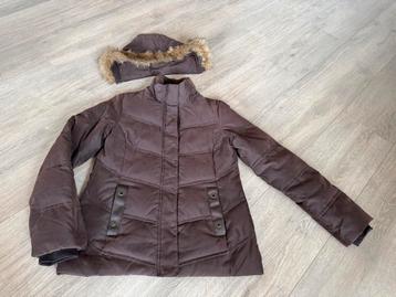 Bruine winterjas maat XL - nette staat beschikbaar voor biedingen