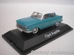 Opel Kapitan 1956 Turquoise 1/43 Schuco, Schuco, Ophalen of Verzenden, Zo goed als nieuw, Auto