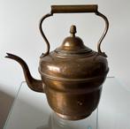 Antieke koperen theepot, Ophalen of Verzenden, Koper